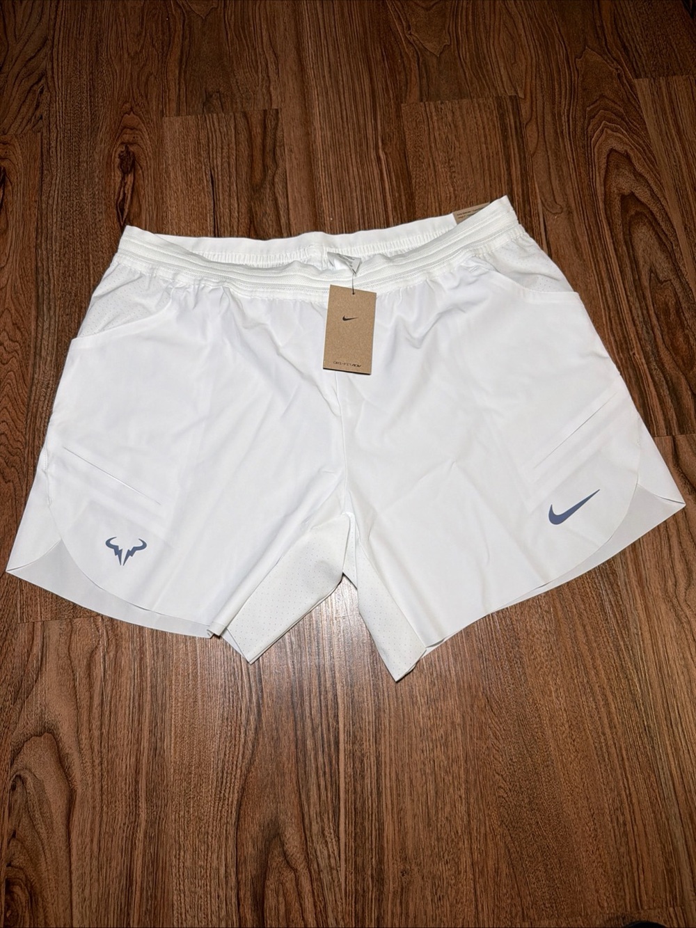 Nike Court Dri-FIT Advantage 7" Rafa Tennis Shorts Men's XXL White DV2881-102